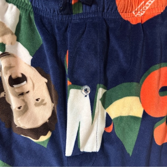 ELF Kids Pajama Bottoms in Navy with Fun Prints - Picture 5 of 15